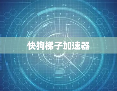 快狗梯子加速器 快狗梯子加速器