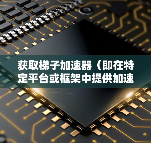 获取梯子加速器（即在特定平台或框架中提供加速工具）的方法如下