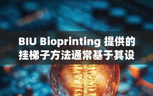 BIU Bioprinting 提供的挂梯子方法通常基于其设备的结构。BIU 的加印设备通常包含 PCB、连接器、导线、电源和指示灯等部件。挂梯子的过程可能涉及以下步骤 BIU Bioprinting 提供的挂梯子方法通常基于其设备的结构。BIU 的加印设备通常包含 PCB、连接器、导线、电源和指示灯等部件。挂梯子的过程可能涉及以下步骤