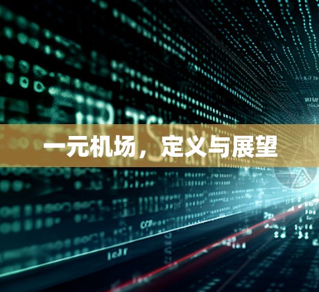 一元机场，定义与展望