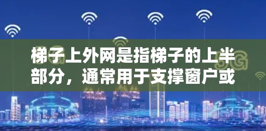 梯子上外网是指梯子的上半部分，通常用于支撑窗户或天花板。在建筑和工程中，上外网的设计和使用通常涉及计算梯子的长度、角度和稳定性，以确保其安全使用。以下是一些可能与梯子上外网相关的点