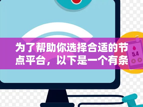 为了帮助你选择合适的节点平台,以下是一个有条理的步骤指南 为了帮助你选择合适的节点平台,以下是一个有条理的步骤指南