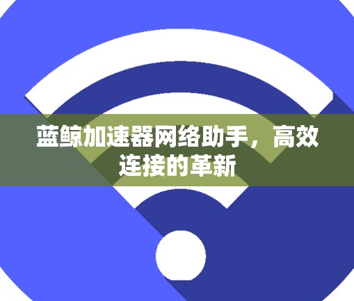 蓝鲸加速器网络助手,高效连接的革新 蓝鲸加速器网络助手,高效连接的革新